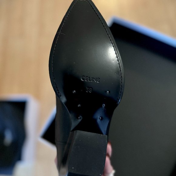 CELINE CRUISER CHELSEA BOOT WITH METAL TOE IN CALFSKIN - Picture 4 of 10